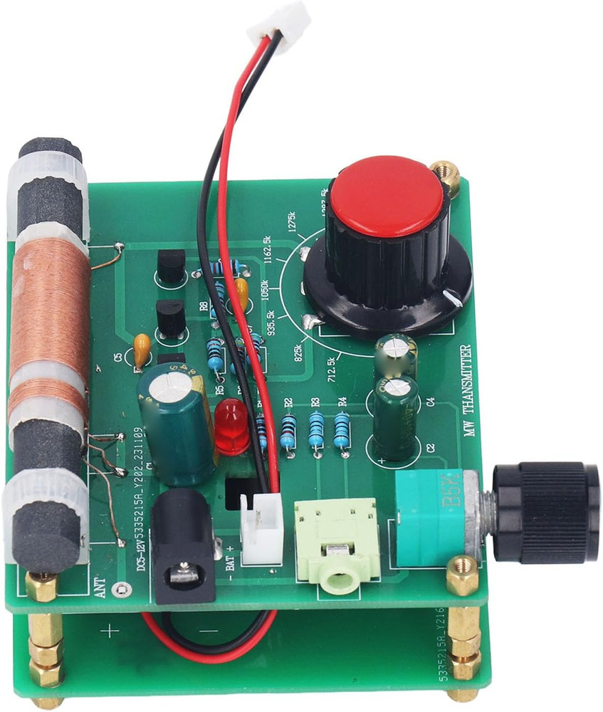 AM Transmitter 600Khz‑1500Khz Compact Portable with 3.5Mm Headphone Interface, V