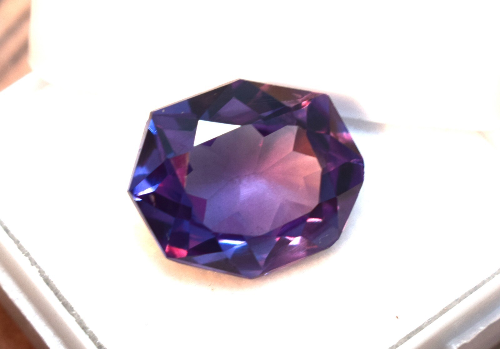 Alexandrite 7.85 CT Russia's Certified Natural Fancy Cut Loose Gemstone