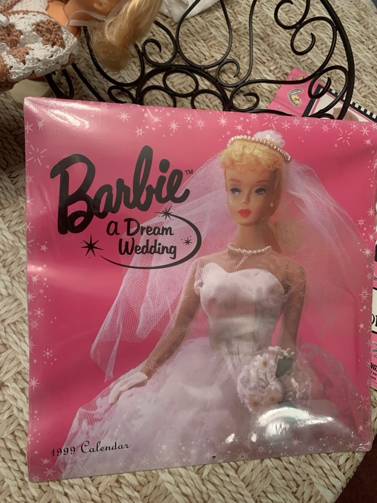 Vintage Barbie Paper Dolls And Calendar Both From 1999