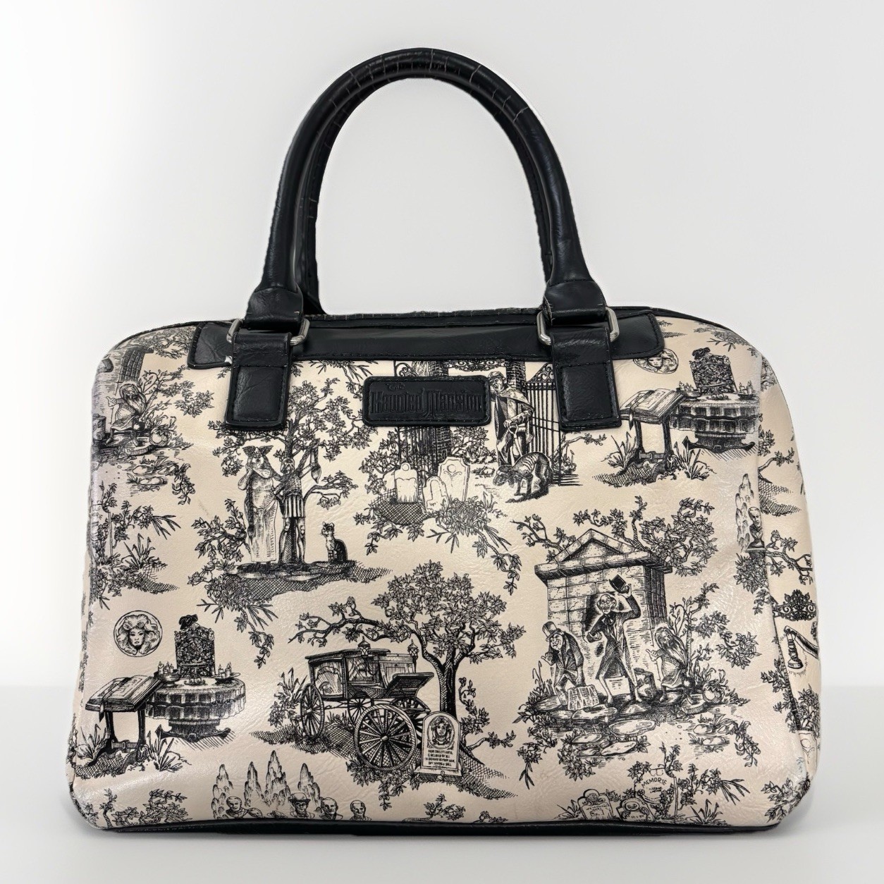 Haunted Mansion Faux Leather Hand Bag Purse Disney Parks Madame Leota Ghost