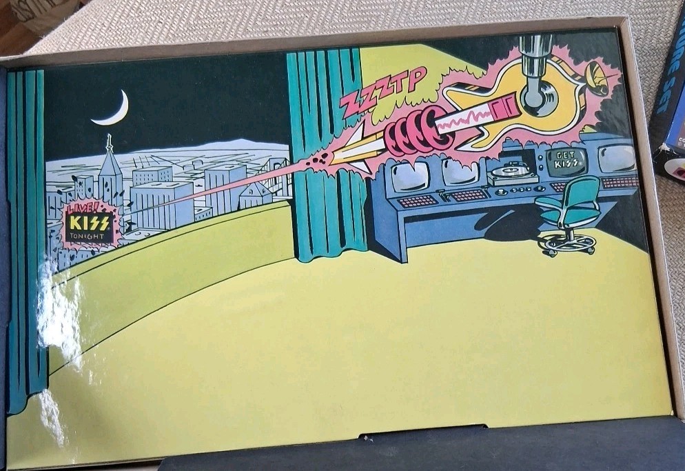 KISS Colorforms Set Complete Unused 1979 Aucoin Mgmt Peter,Gene,Paul,Ace Toy