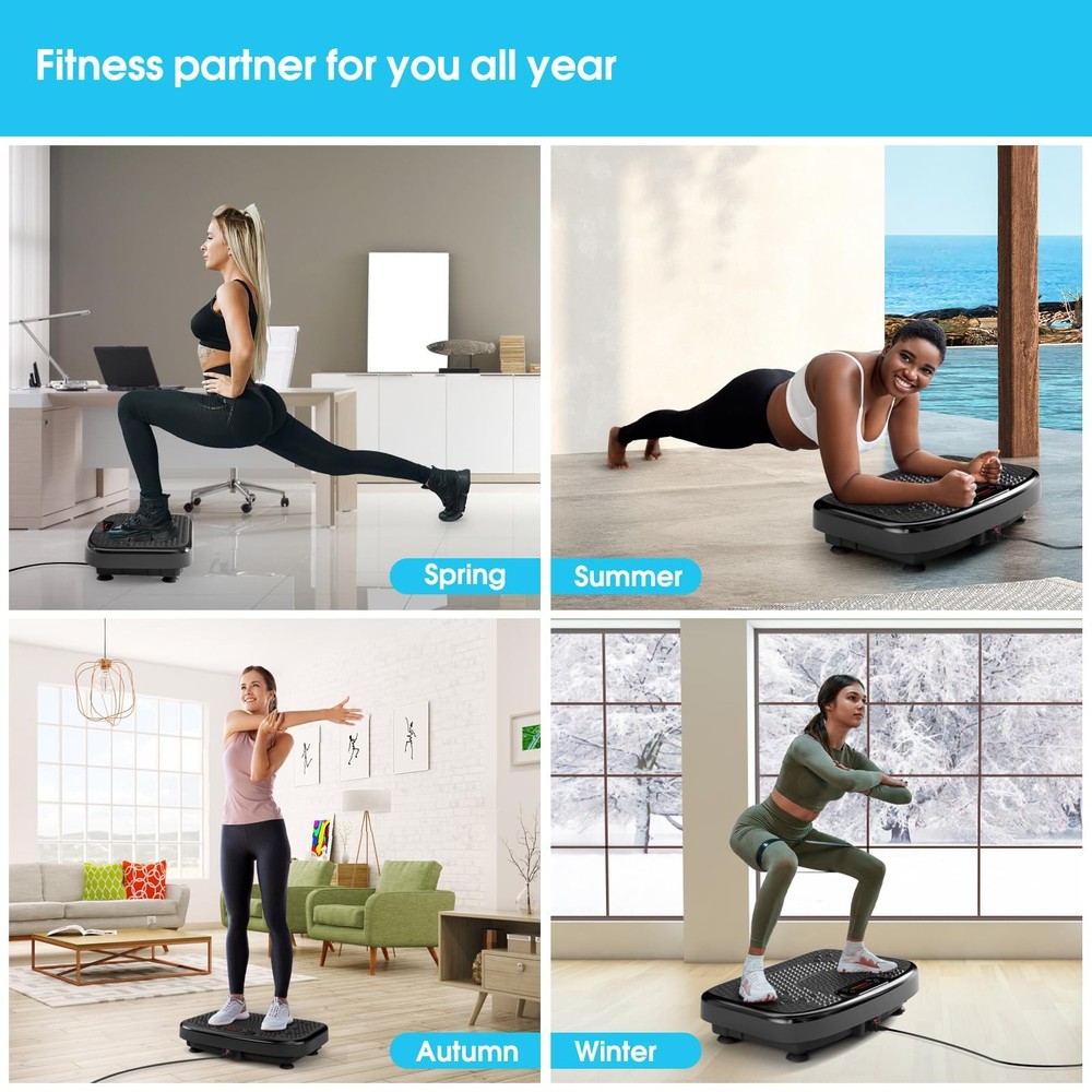 Vibration Plate Exercise Machine for Lymphatic Drainage Weight Loss
