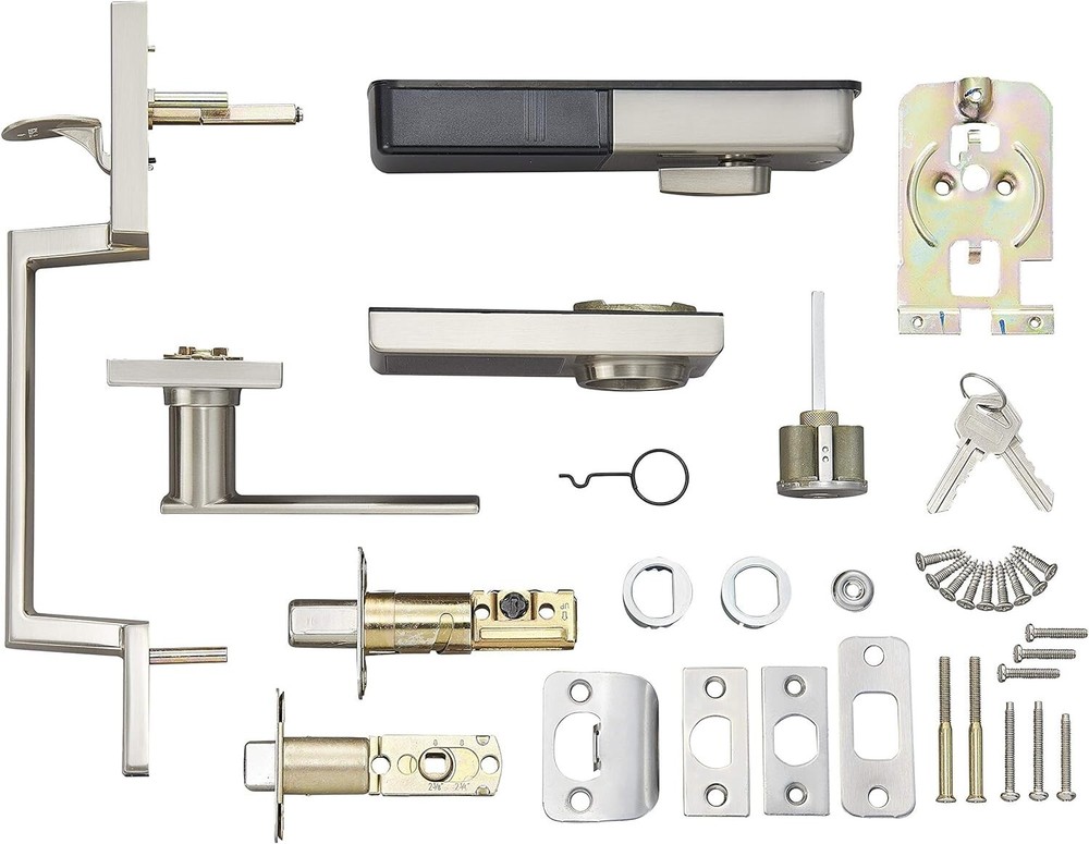 Amazon Basics Grade 3 Electronic Touchscreen Deadbolt Door Keypad Lock W/ Handle