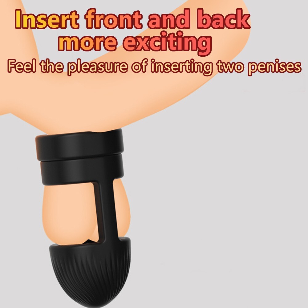 Silicone Penis Ring & Ball Stretcher- Delay Ejaculation & Boost Pleasure for Men