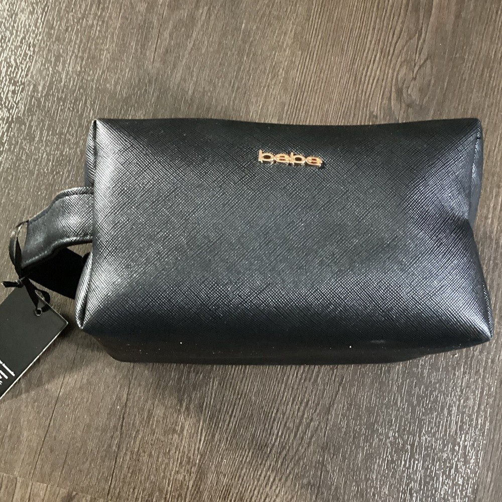Women Bebe Logo Make Up Pouch