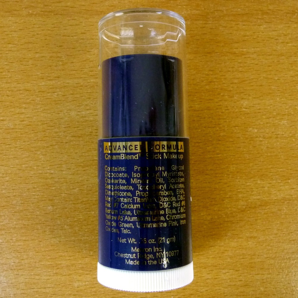 Mehron pushup grease base makeup Black BA. E-30