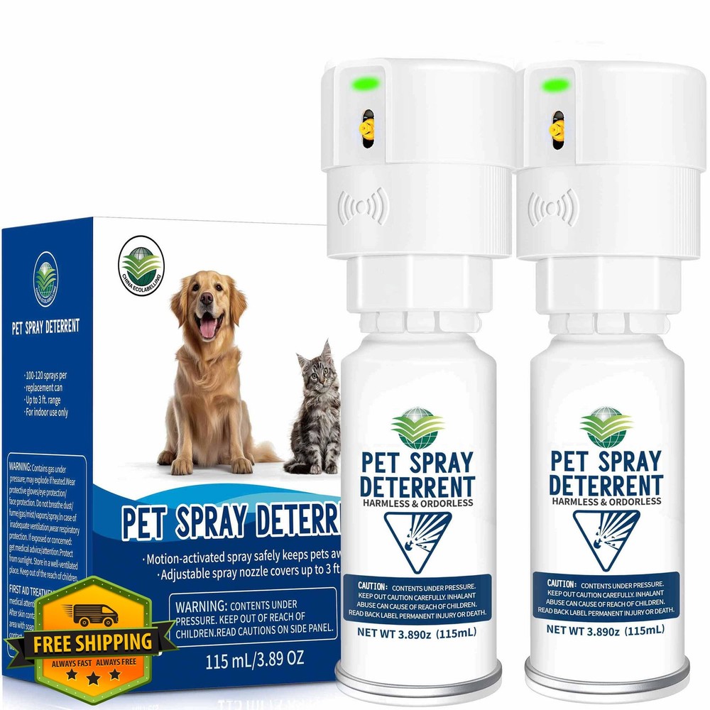 diloqio 2 Pack Cat Spray Deterrent Motion Activated Odorless