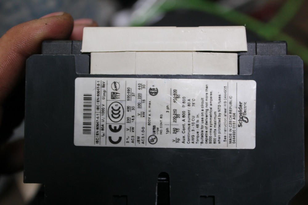 Telemecanique LC1 D6511 contactor