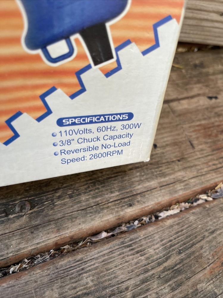 Cummins 3248 3/8” Electric Drill 110 Volts Reversible