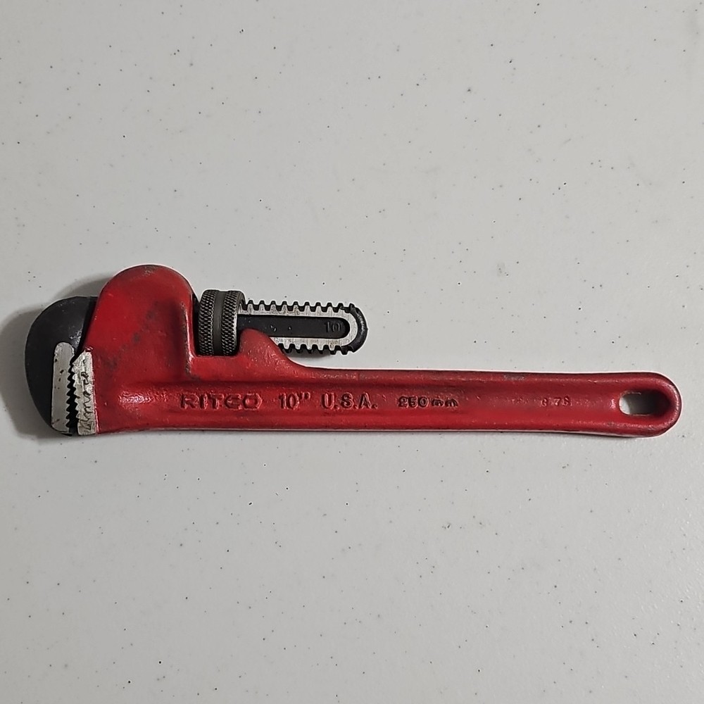 Ritco 10" USA Pipe Wrench