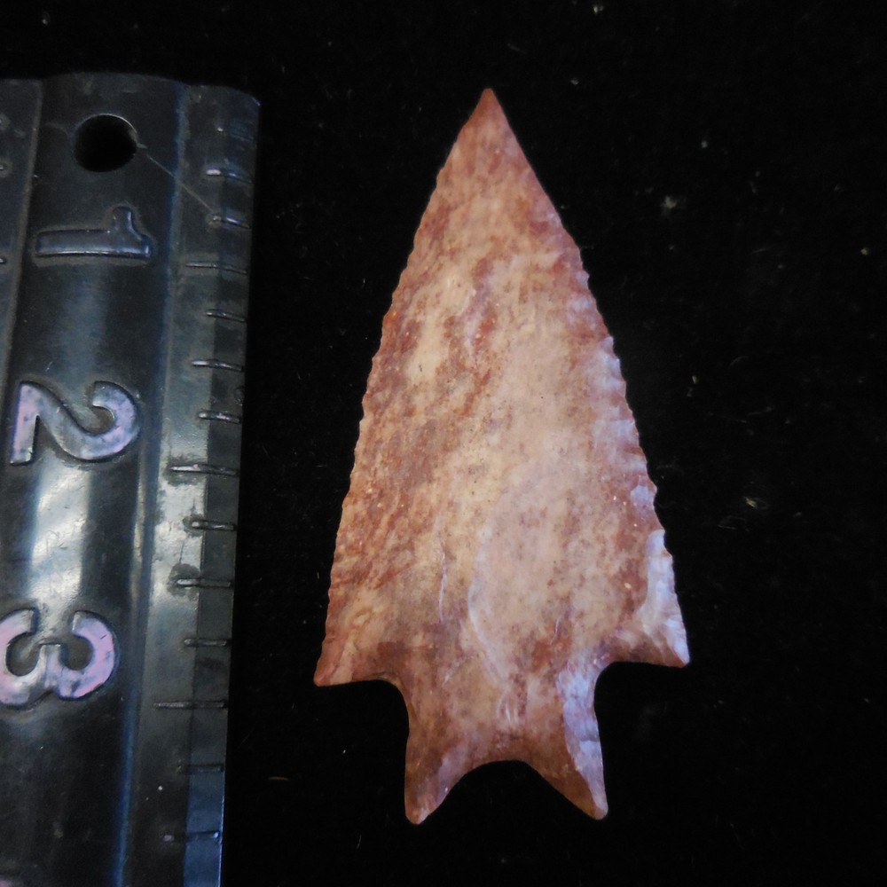 RED PERDENALIS POINT--CLASSIC FORM AND FLAKING #JE