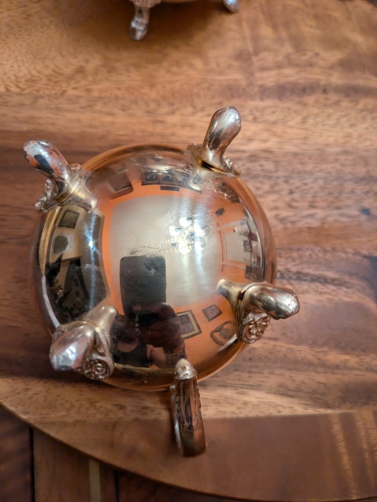 Leonard Silverplate Covered Sugar And Creamer Set
