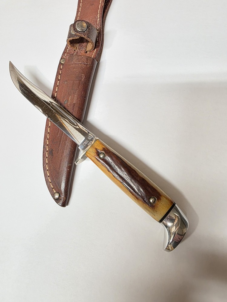1965-69 Case XX 516-5 stag Fixed Blade Knife