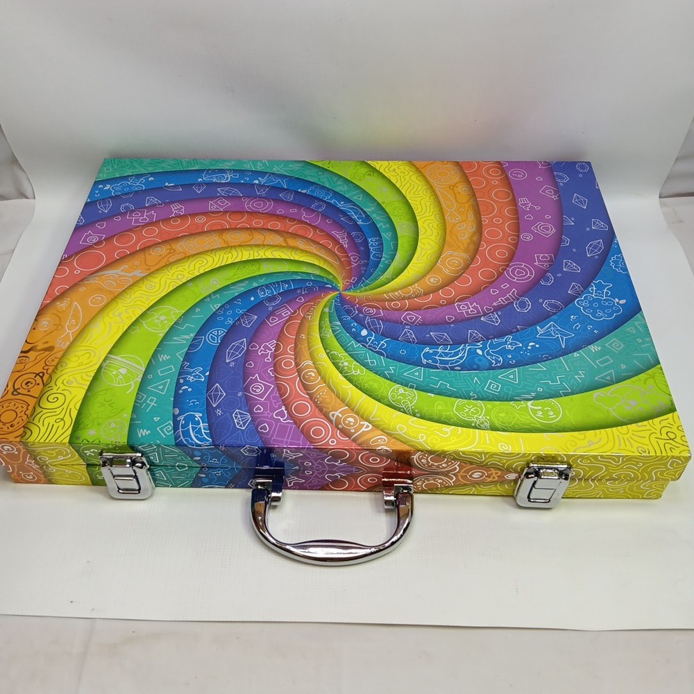 Crayola Art Case Rainbow Design Creativity Set With Markers Crayons Colored Penc