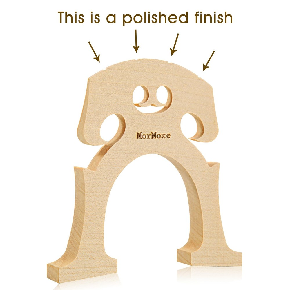 MorMoxe Cello Bridge (Hight 1/2) Size - Hand-Carved