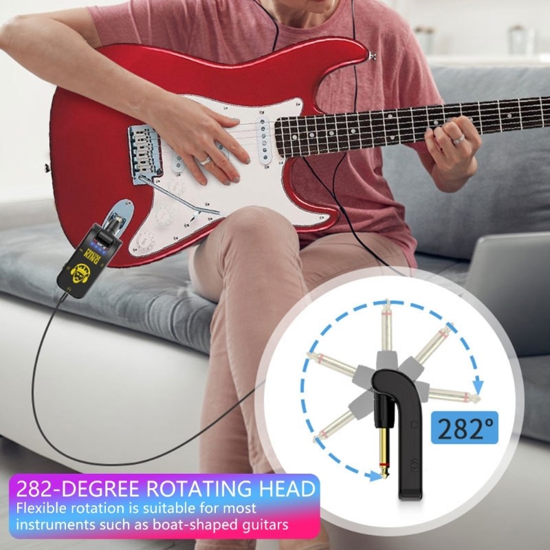 Professional Guitar Effects Processor with Reverbs Delay Overdrive for Electric