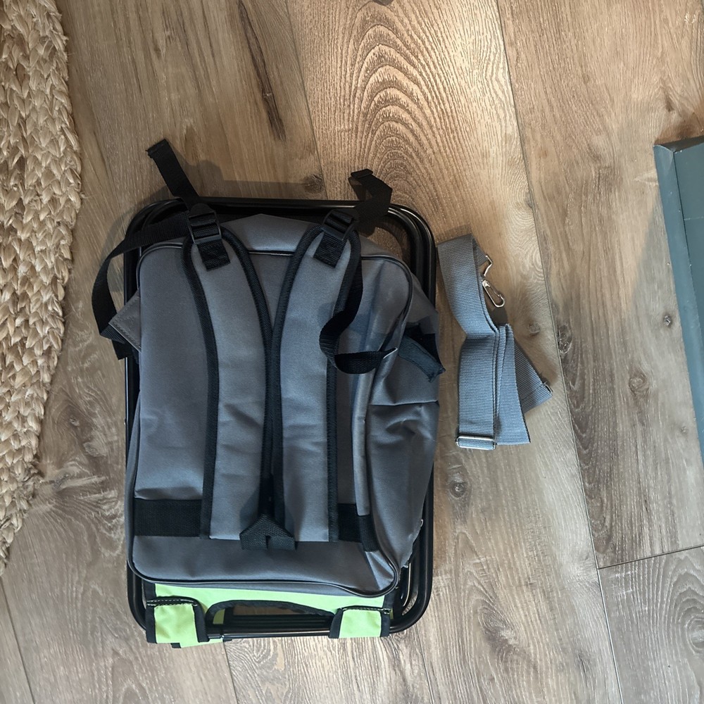 Camco Camping Stool Backpack, Cooler Green NEW