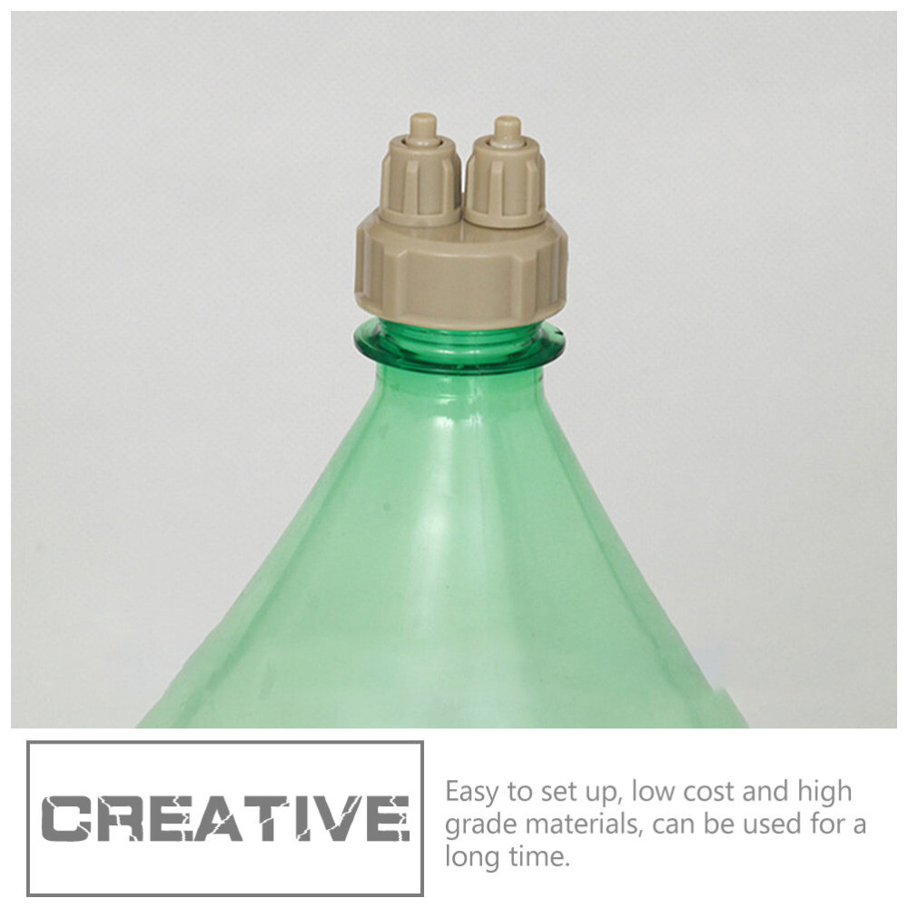 6PCS CO2 Diffuser Caps Reactor Bottle Caps Aquarium Plants System Accessories