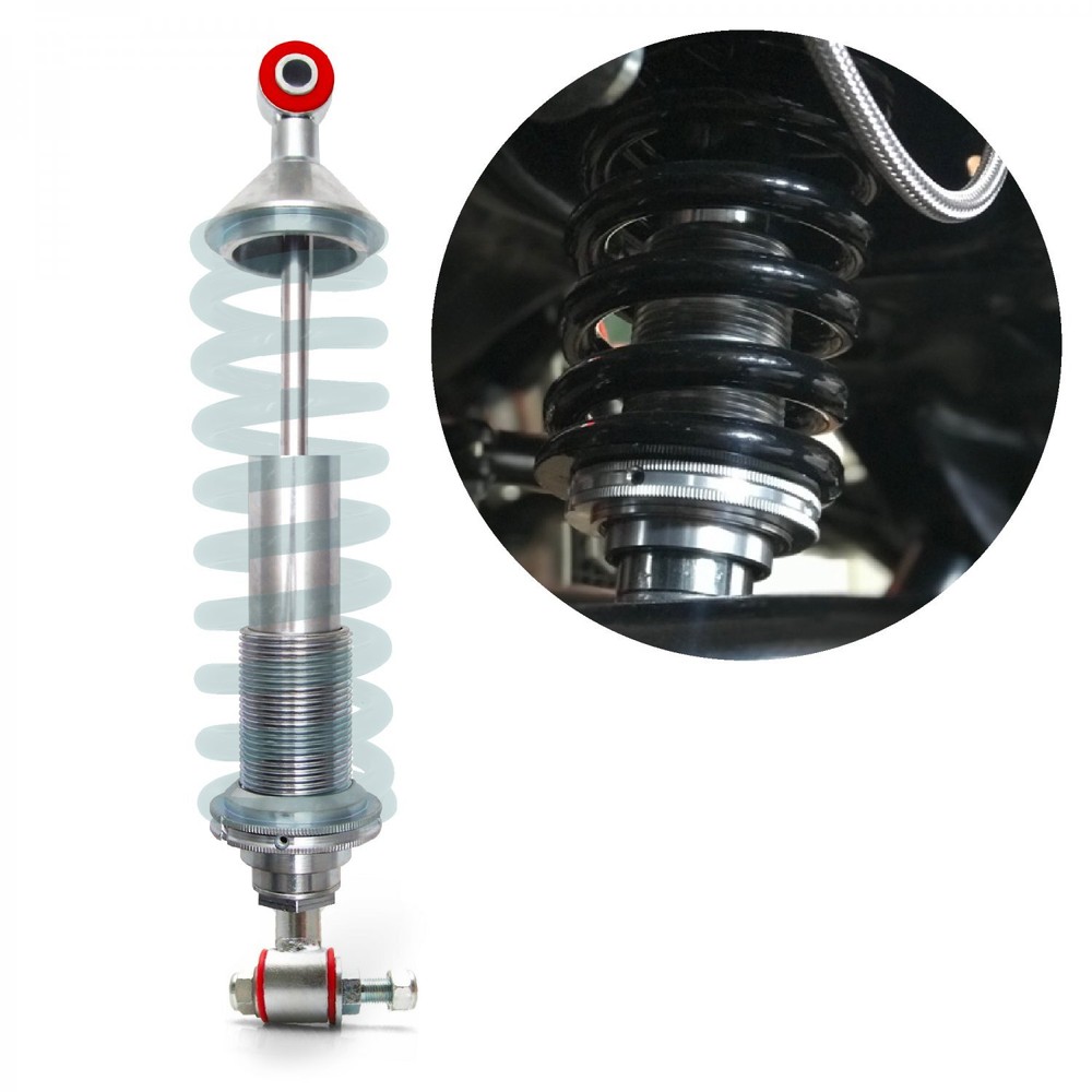 Performance Coilover Shock 460mm Length with Loop to Cantilever Pin End Nitrogen