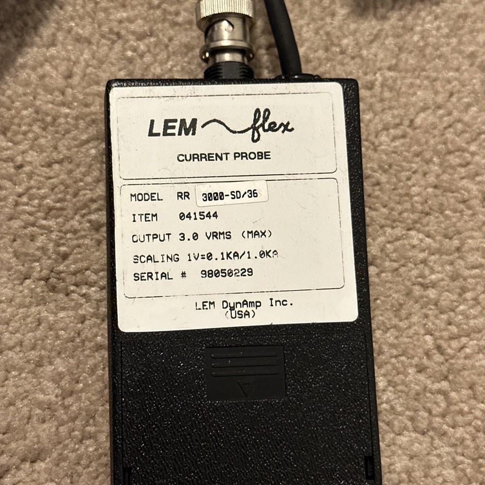 LEM RR3000 - 36 Flexible AC Current Probe