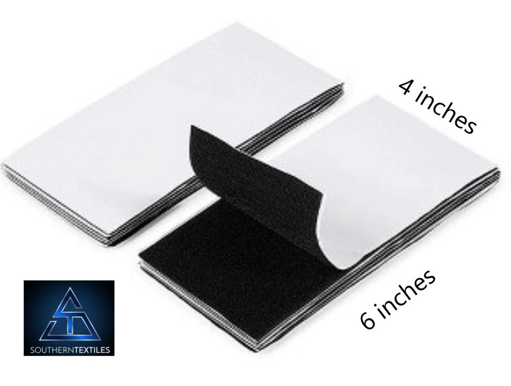 4 x 6-inch Hook and Loop SET Self Adhesive Mounting Sticky