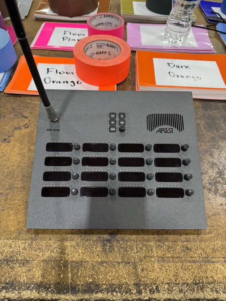 Riedel DCP-1016E Control Panel With Microphone and Power Cable