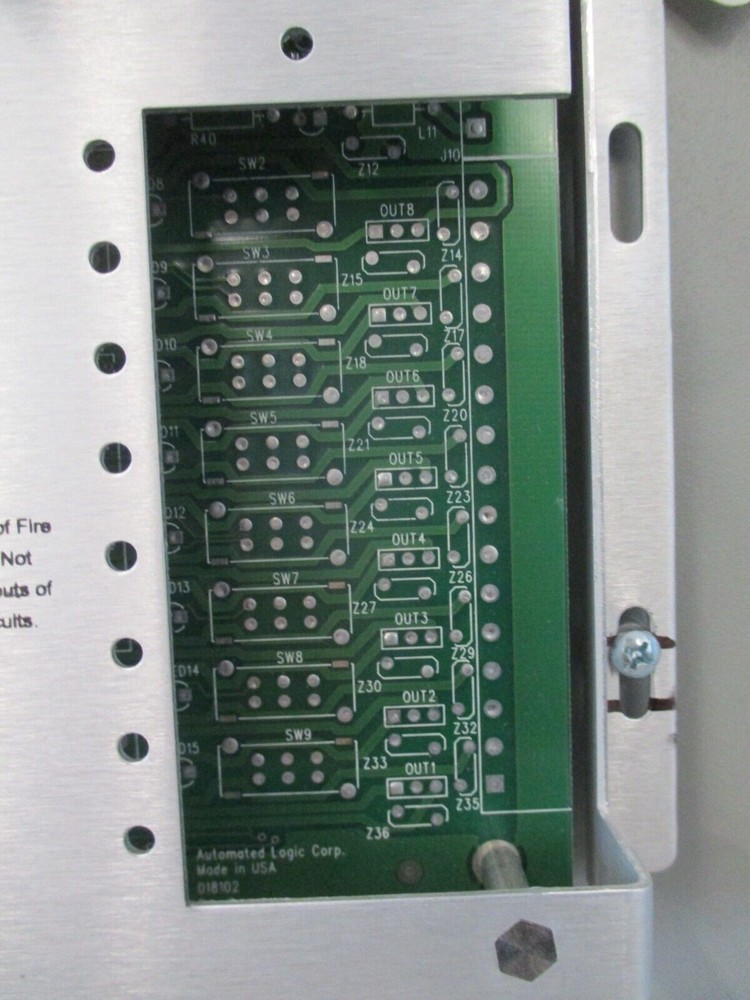 Liebert SiteIO10 10-Input Module Assembly 166516G1 Rev. 4 24V 1Ph Used