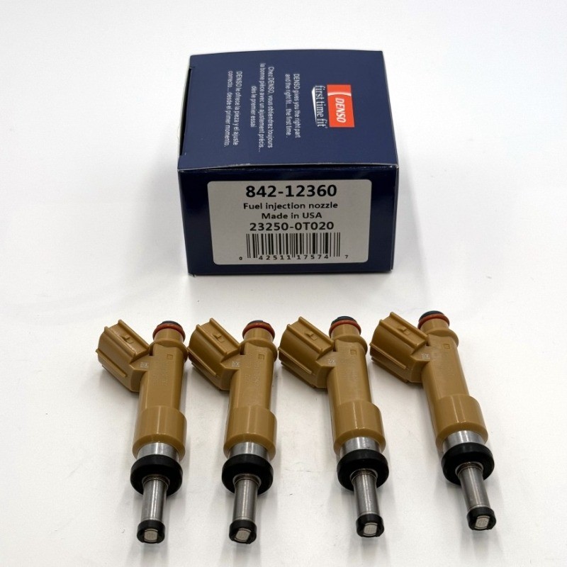 4X 23250-0T020 Denso OEM Fuel Injectors For 2009-19 Toyota Pontiac Scion 1.8 I4