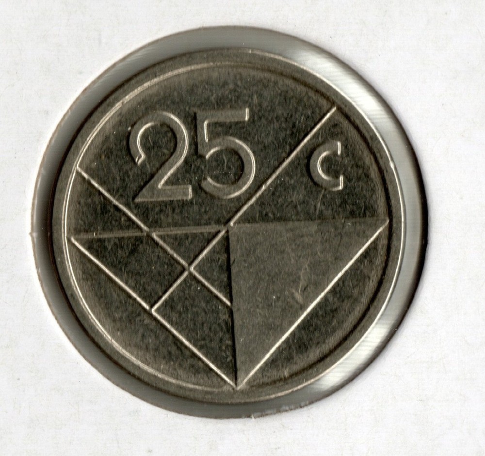 Coin Aruba 25 Cents 2014 KM3