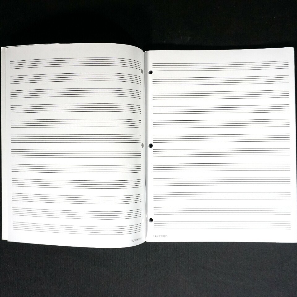 Manuscript Paper Standard 64 Pages (4-Pack)