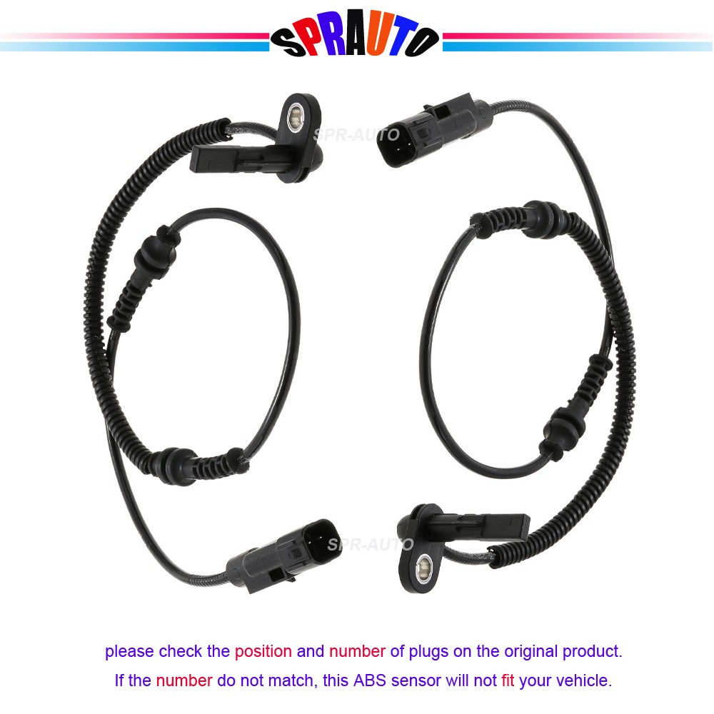 x2 ABS Wheel Speed Sensor Front Left & RH For 17-23 Chevy Bolt 42657204 ALS3127