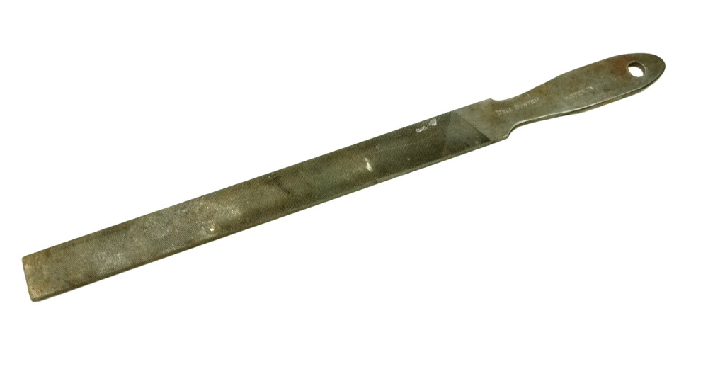 C.N. Co. Bell System 14" Double Cut Flat Rectangular File