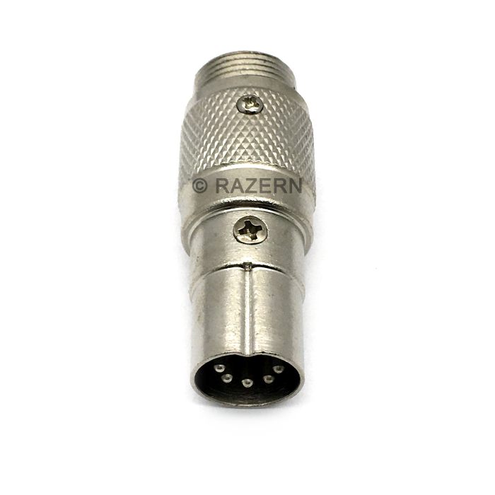 NEW 4-Pin Cobra Microphone to 5-Pin DIN Adapter For Realistic Cybernet CB Radio