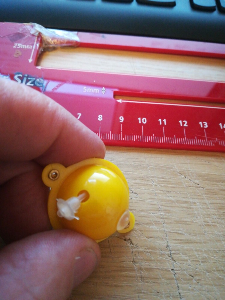 Fishing Bubble Float x 2 yellow ideal for floating baits