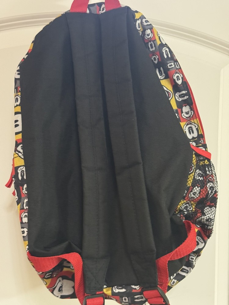 Walt Disney World Exclusive, Mickey Mouse Print Canvas Backpack - EUC￼