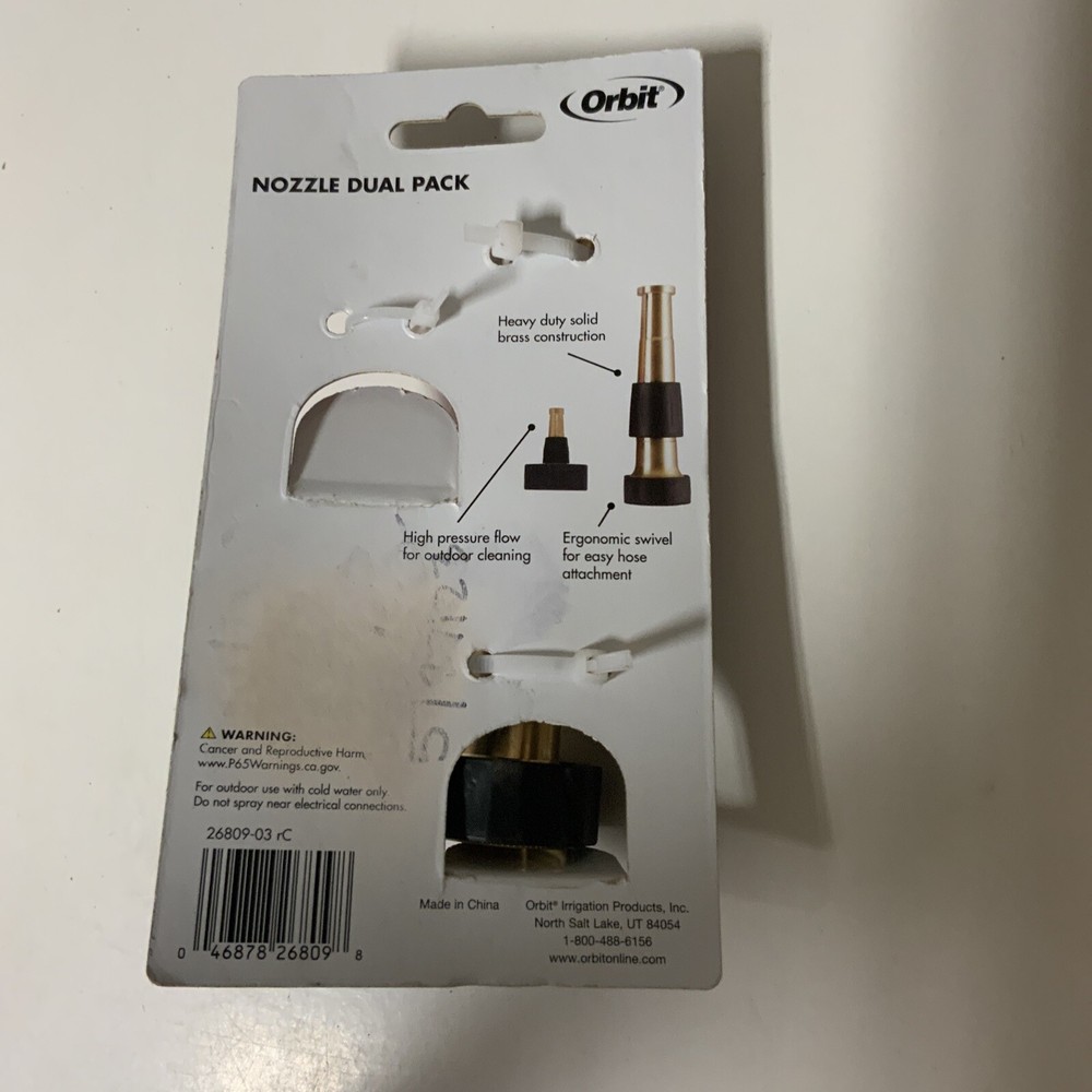 🌿 Orbit Contractor Nozzle Brass Pro Series Solid Sweeper Metal 👉MISSING ONE👈