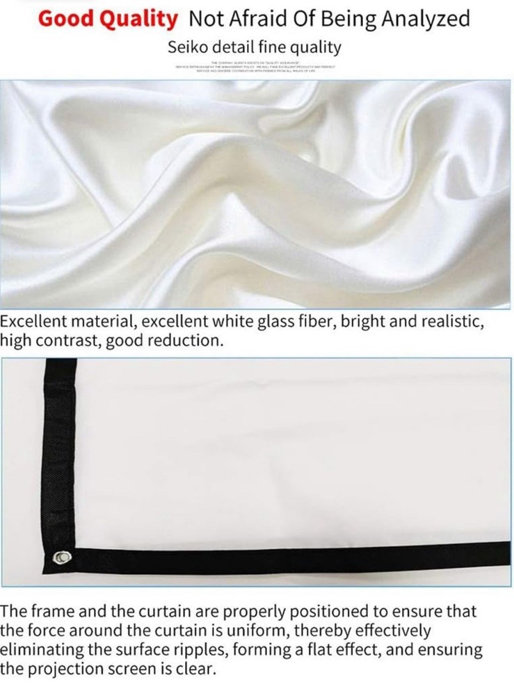 80" Projection Screen 16:9