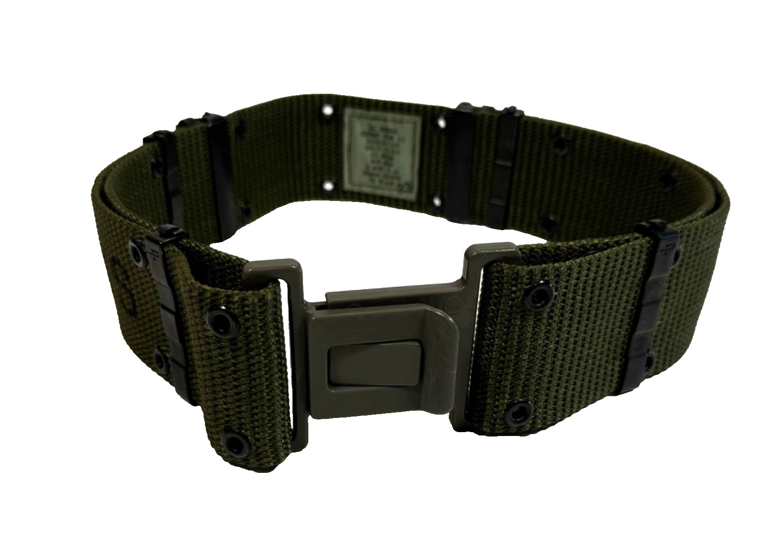 New USGI LC-2 Individual Equipment Pistol Web Belt OD Green Size Medium