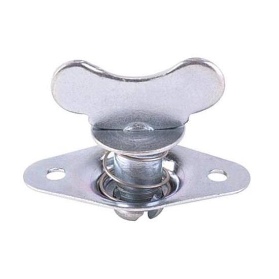 Butterfly Self-Ejecting Quarter Turn Fasteners, .700 In Grip, Pack/5