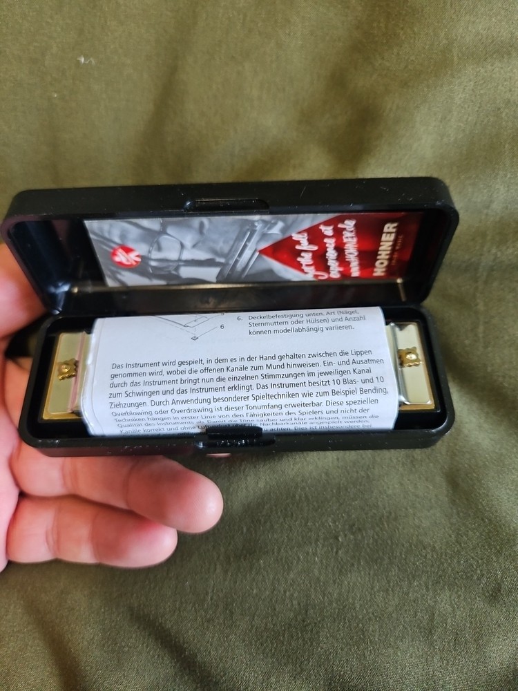 Hohner Old Standby 4" Harmonica German Inspired Design
