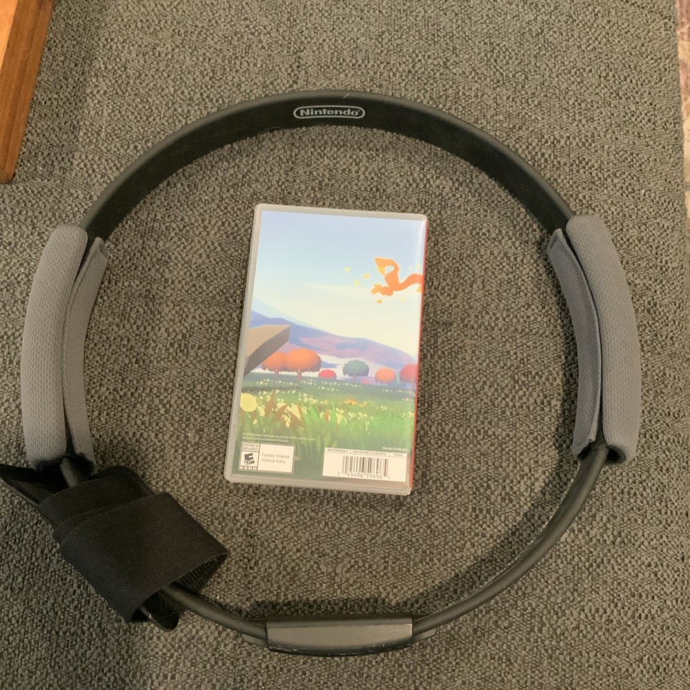 Nintendo Ring Fit Adventure Game, Ring-Con, Leg Strap for Nintendo Switch