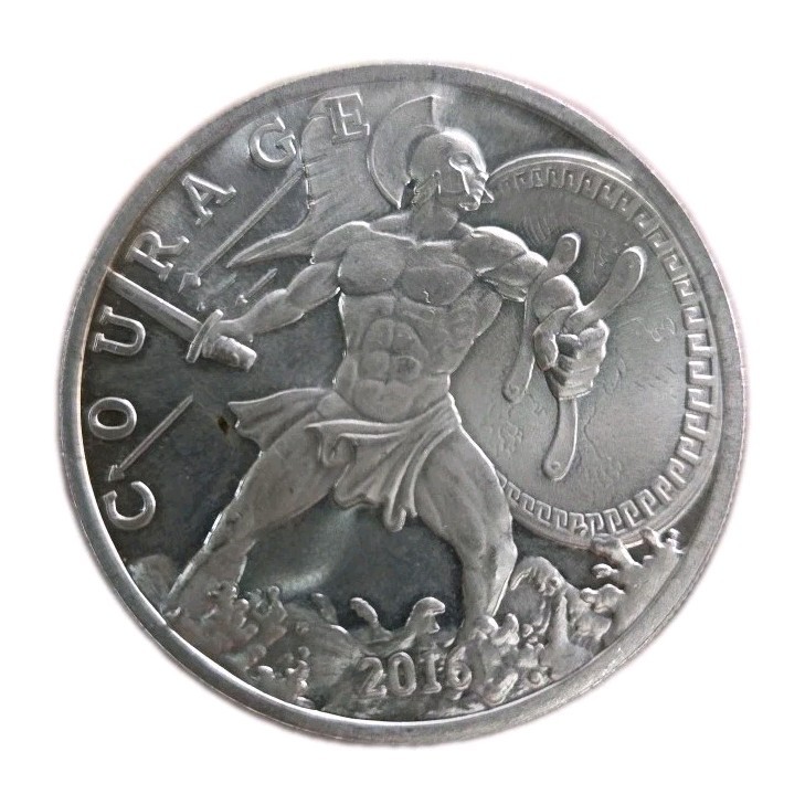 1oz Pure Silver Courage 2016. 1oz ASW