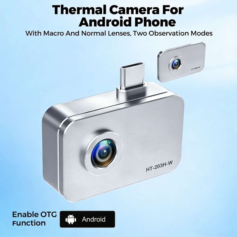 5000mAh 256x192 Thermal Imaging Camera for Android IR Quick Identification