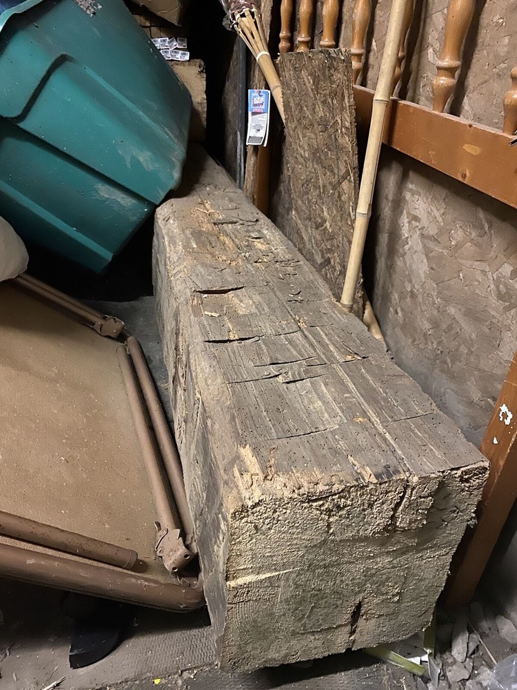 Hand Hewn Beams- Wormy Chestnut