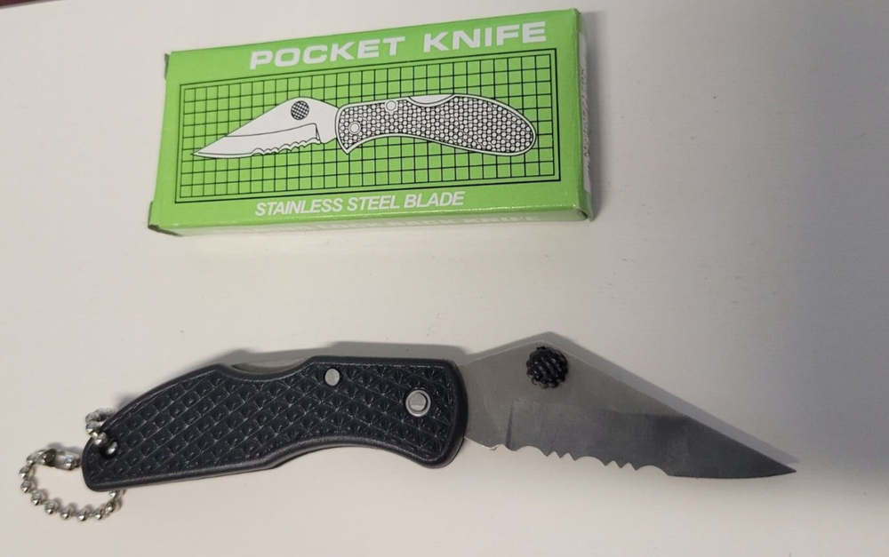Mini Pocket Knife Keychain