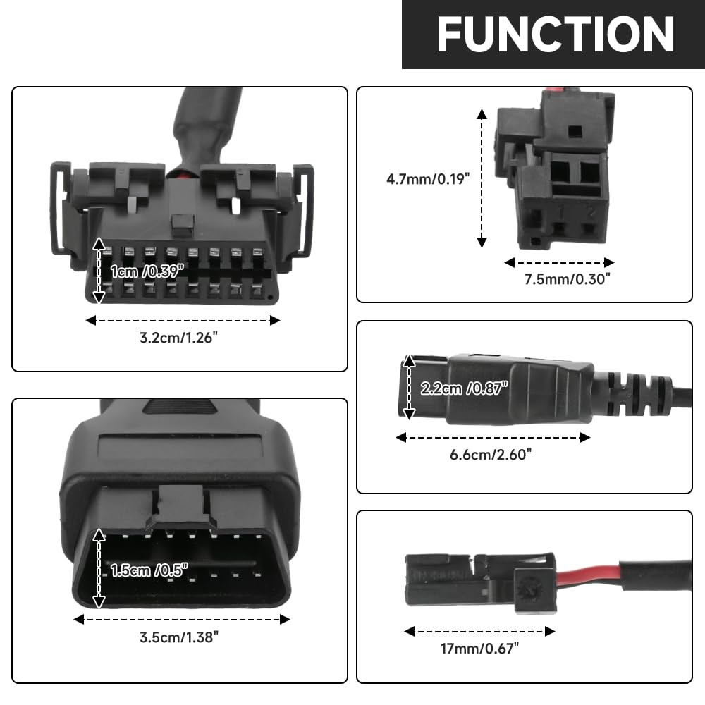 Security Gate Bypass OBD2 Cable - Compatible for Dodge Ram 1500 2018-2020...