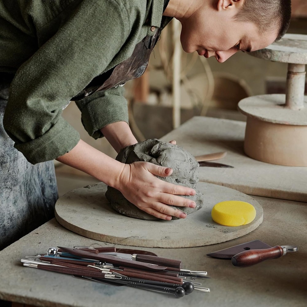 23PCS Clay Sculpting Pottery Ceramic Modeling Tool Kit