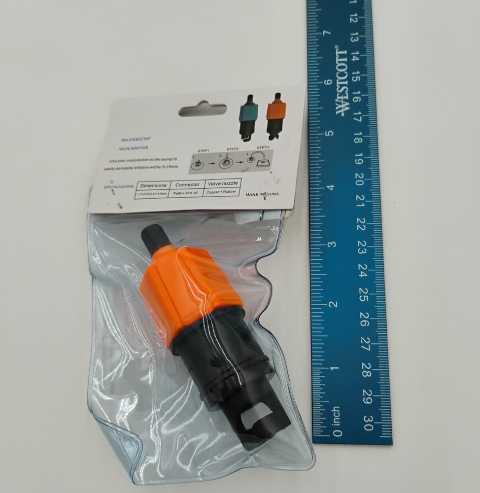 Paddle Board Valve Adapter Compact Universal New