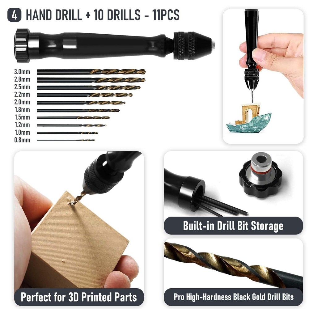 3D Printer Tools Kit, Quality 3D Printing Tool Kit for Model Measuring/Finish...
