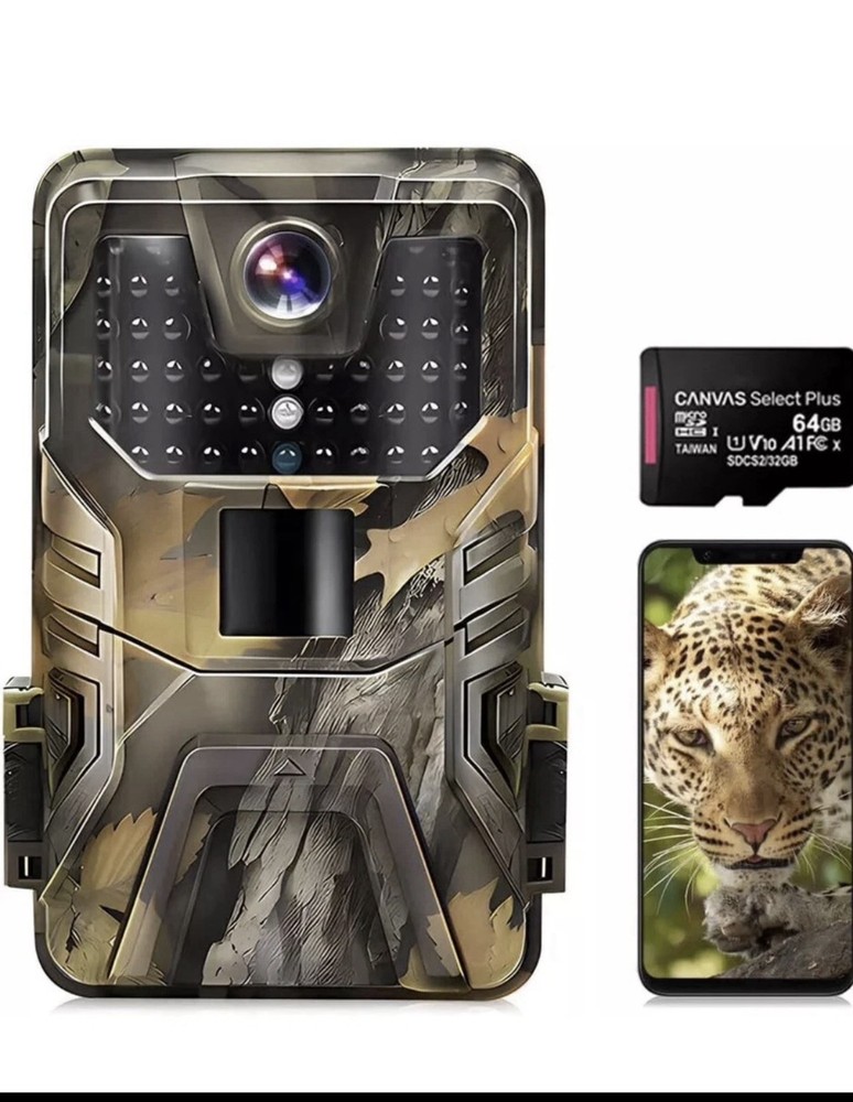 Hieha WiFi900Pro Trail Camera, 4K, 48MP, APP Control, Night Vision